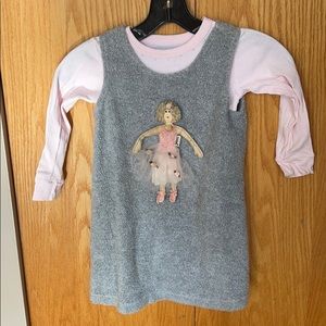 Girls jumper/tee set from JM Originals. Size 4